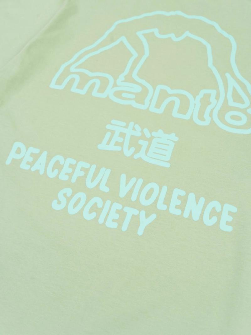 MANTO society 25 tshirt- lime